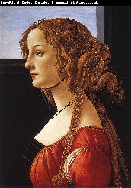 BOTTICELLI, Sandro Portrait of a Young Woman 223ff